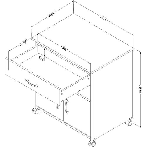 Paracity Printer Stand Wayfair
